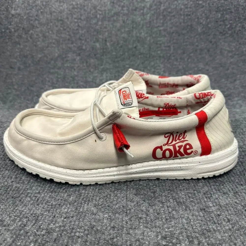 Hey Dude Men’s Wally Diet Coke Slip On Shoes Comfortable Lightweight Loafers 10